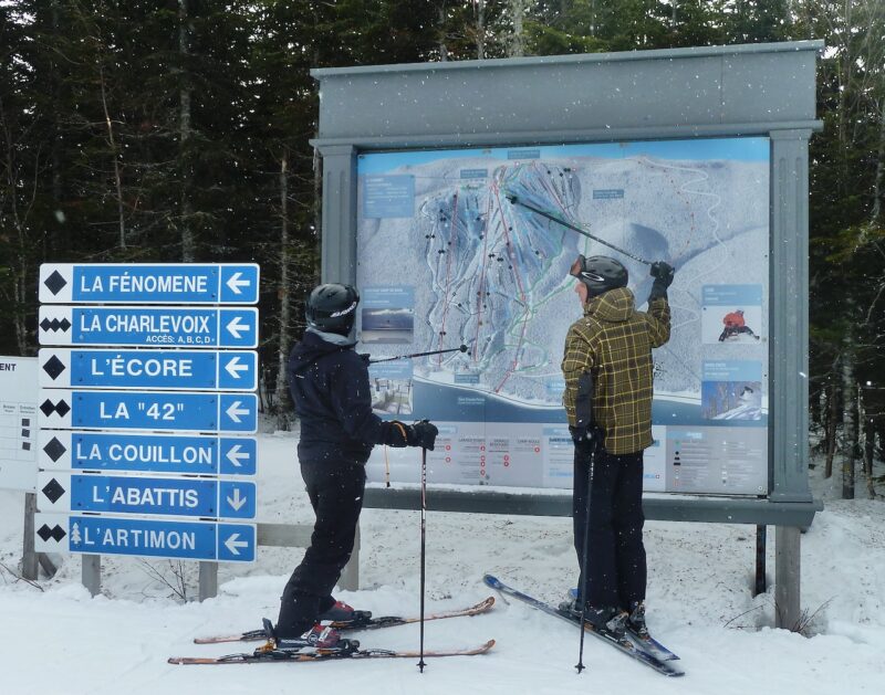 Le Massif de Charlevoix, Canada. Image © PlanetSKI